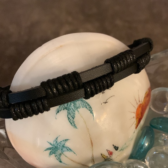 3 For $9 NEW Unisex Braided & Beaded Leather Bracelets - Picture 8 of 8